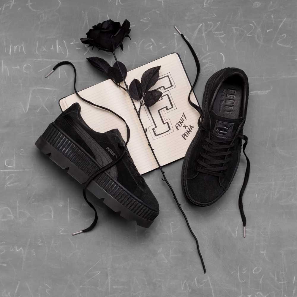 FENTY PUMA Suede Cleated Creeper Women’s Black